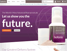 Tablet Screenshot of isotonix.com